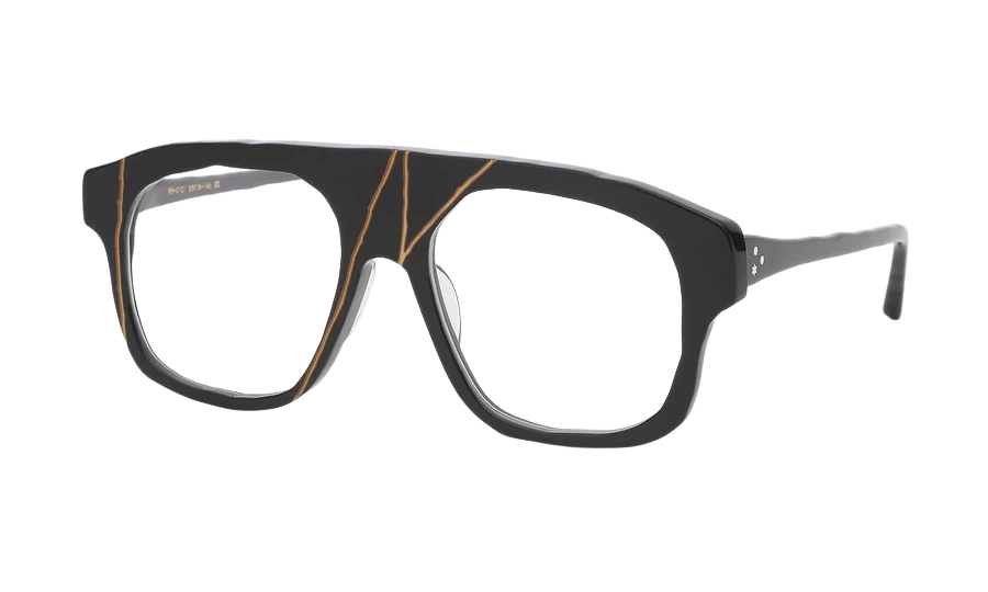 Occhiale da vista Masahiro Maruyama mod. 0101 col. 1 black gold