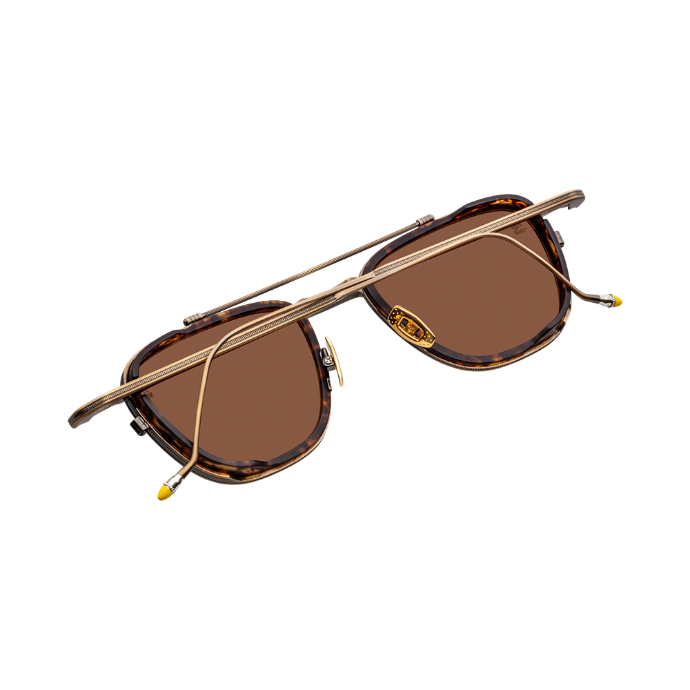 Jacques Marie Mage sunglasses mod. J-ESN-AZ-S403U-OS 1992 col. ANTIQUE GOLD