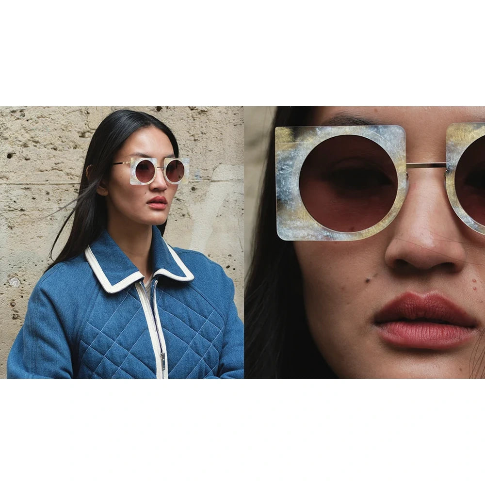 Gamine sunglasses mod. NOVI col. Dark havana