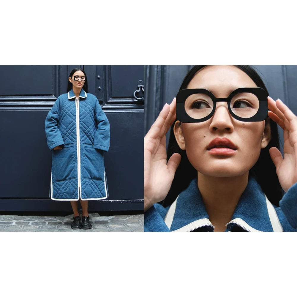 Gamine eyeglasses mod. BIG SUR col. Green