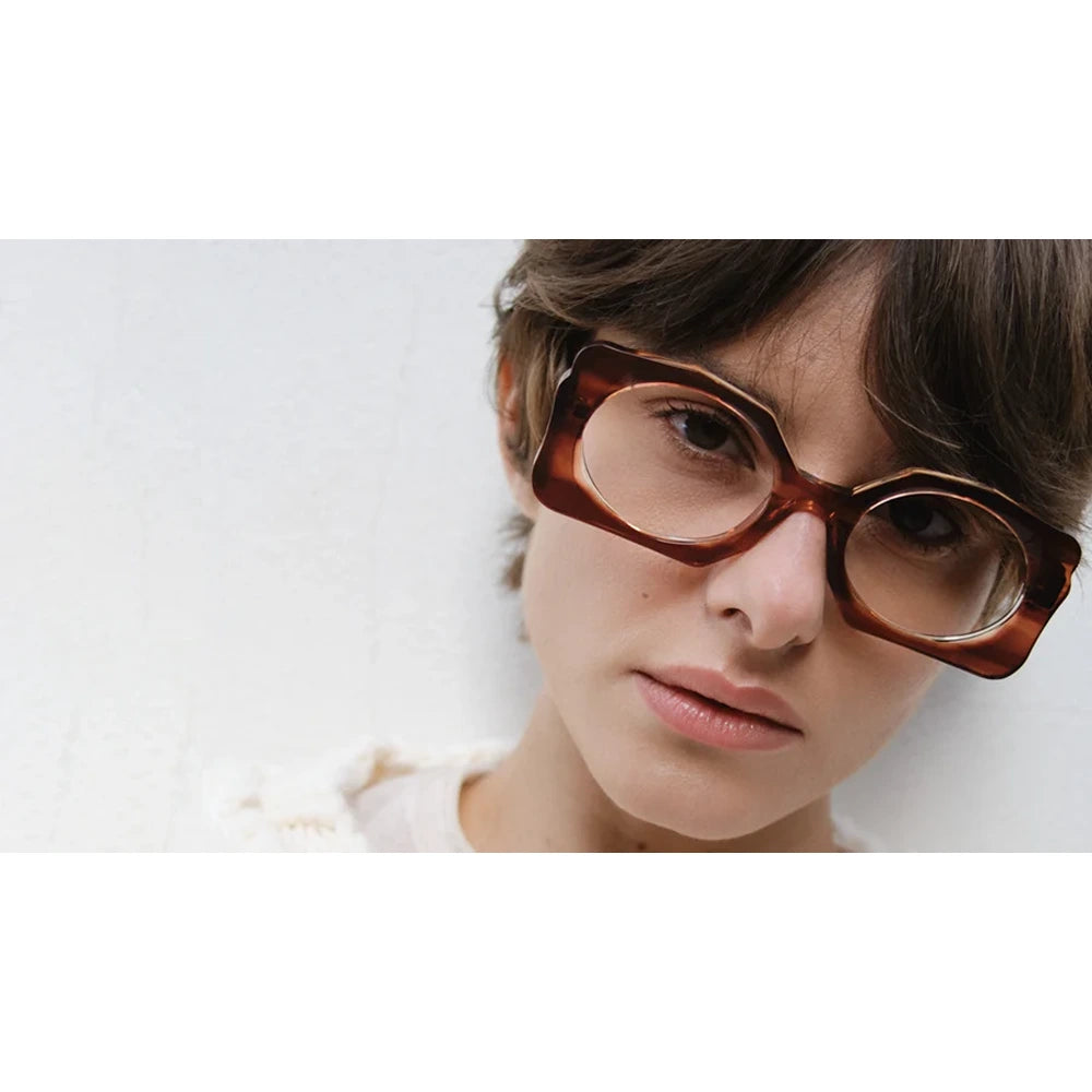 Gamine eyeglasses mod. BELLEVILLE col. Yellow havana