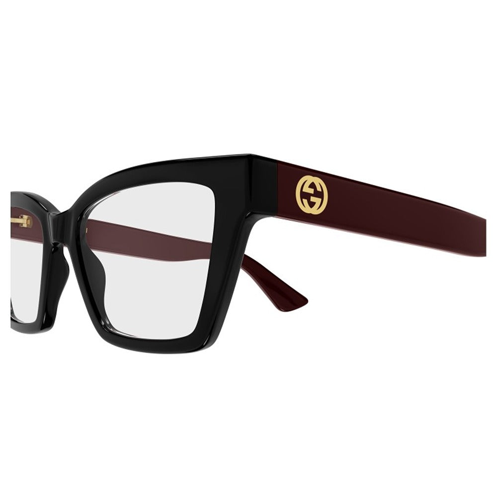 Gucci eyeglasses GG1715O col. 008 black/burgundy
