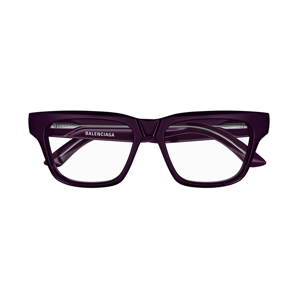 Occhiale da vista Balenciaga BB0343O col. 004 violet violet transparent