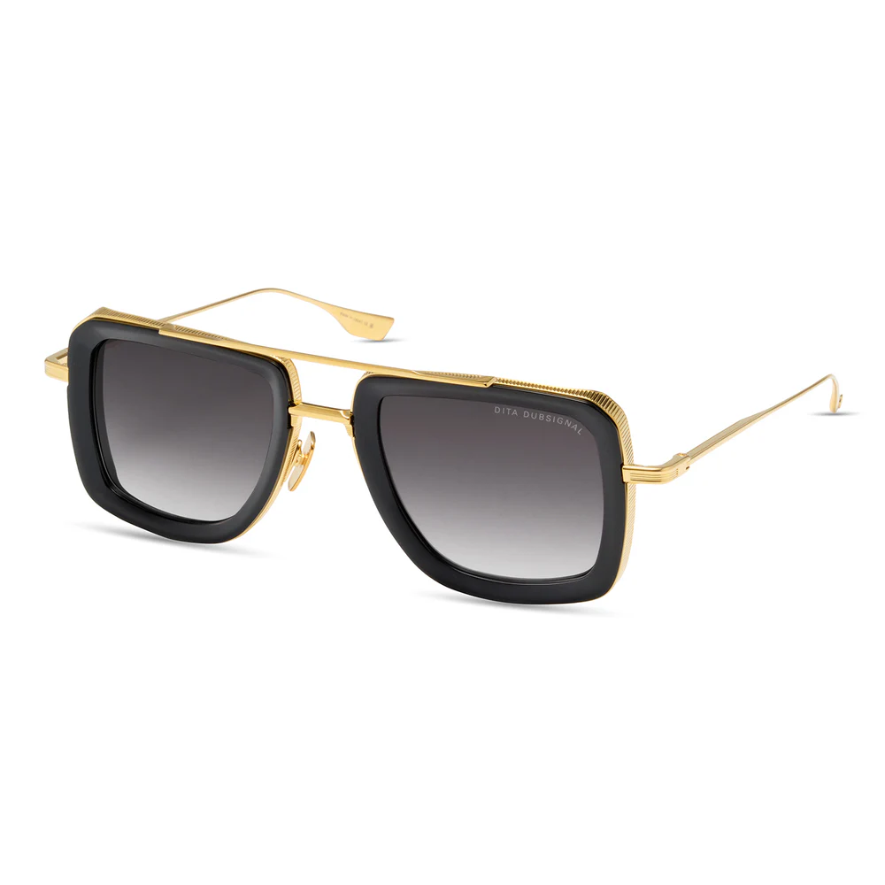 Sunglasses Dita mod. DUBSIGNAL DTS465-A-01 col. Yellow Gold - Black