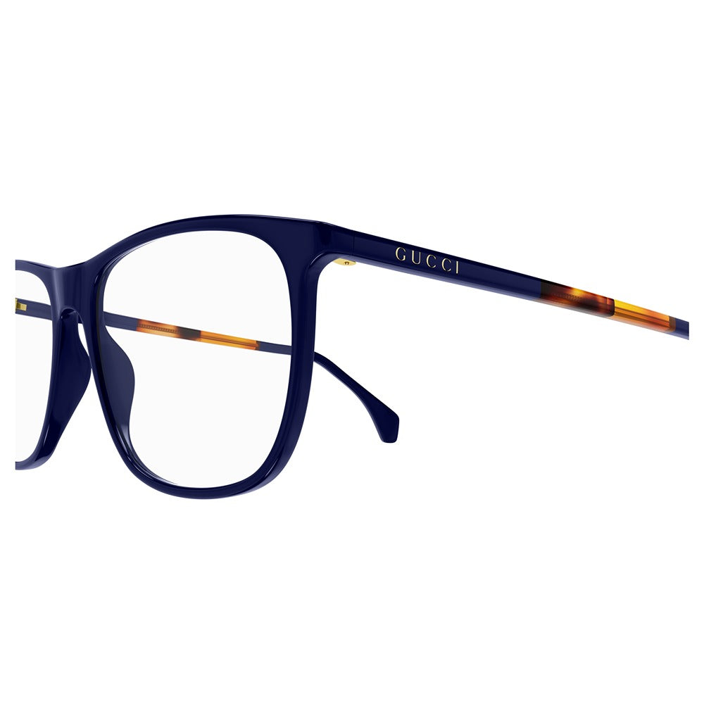 Occhiale da vista Gucci GG0554O col. 011 blue blue transparent