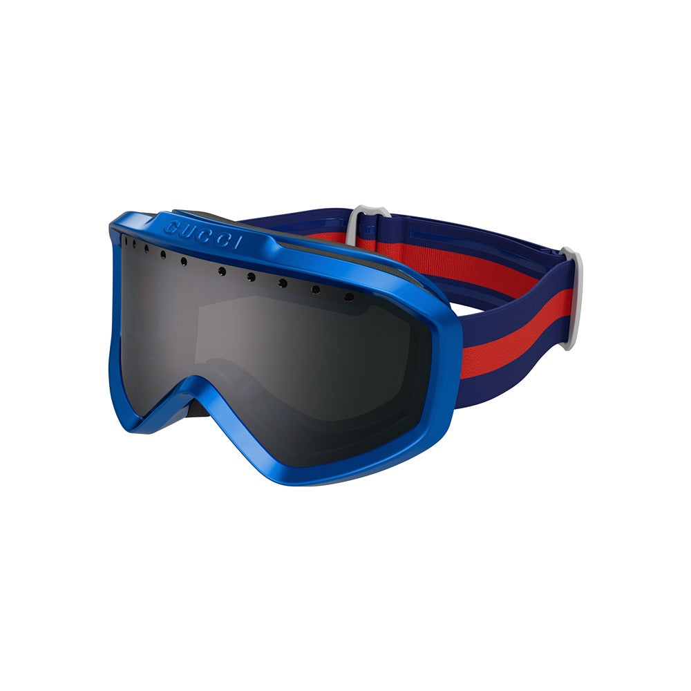Maschera da sci Gucci GG1210S col. 006 blue blue silver