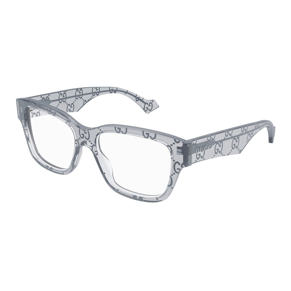 Occhiale da vista Gucci GG1428O col. 011 grey grey transparent