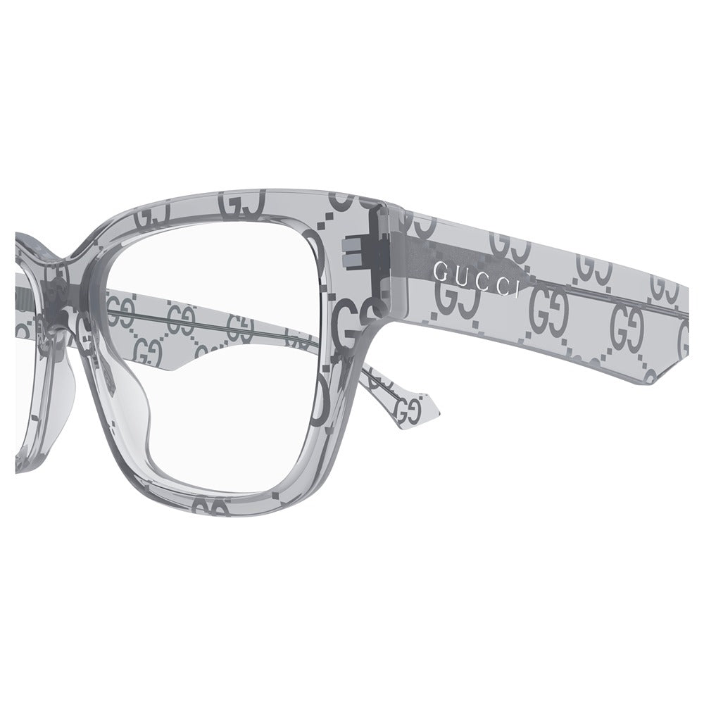 Occhiale da vista Gucci GG1428O col. 011 grey grey transparent