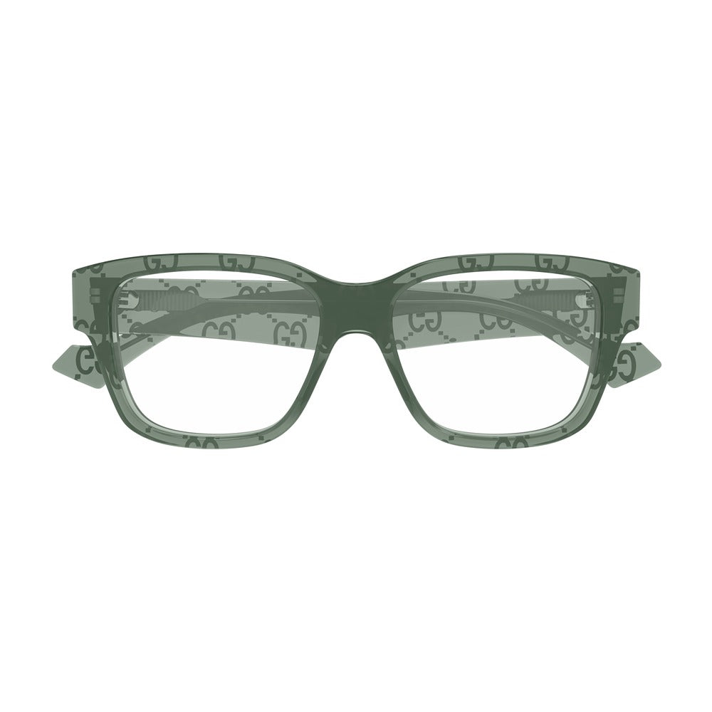 Occhiale da vista Gucci GG1428O col. 012 green green transparent