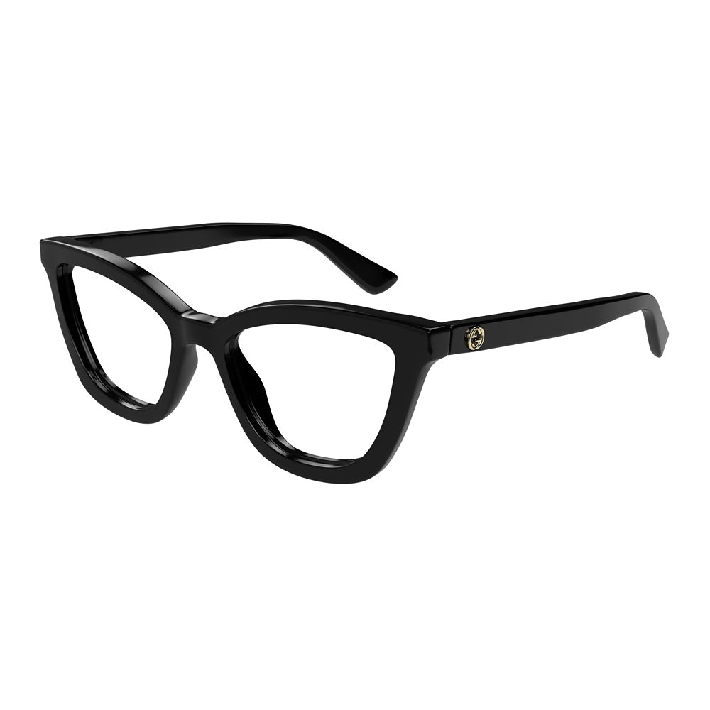 Occhiale da vista Gucci GG1686O col. 005 black black transparent
