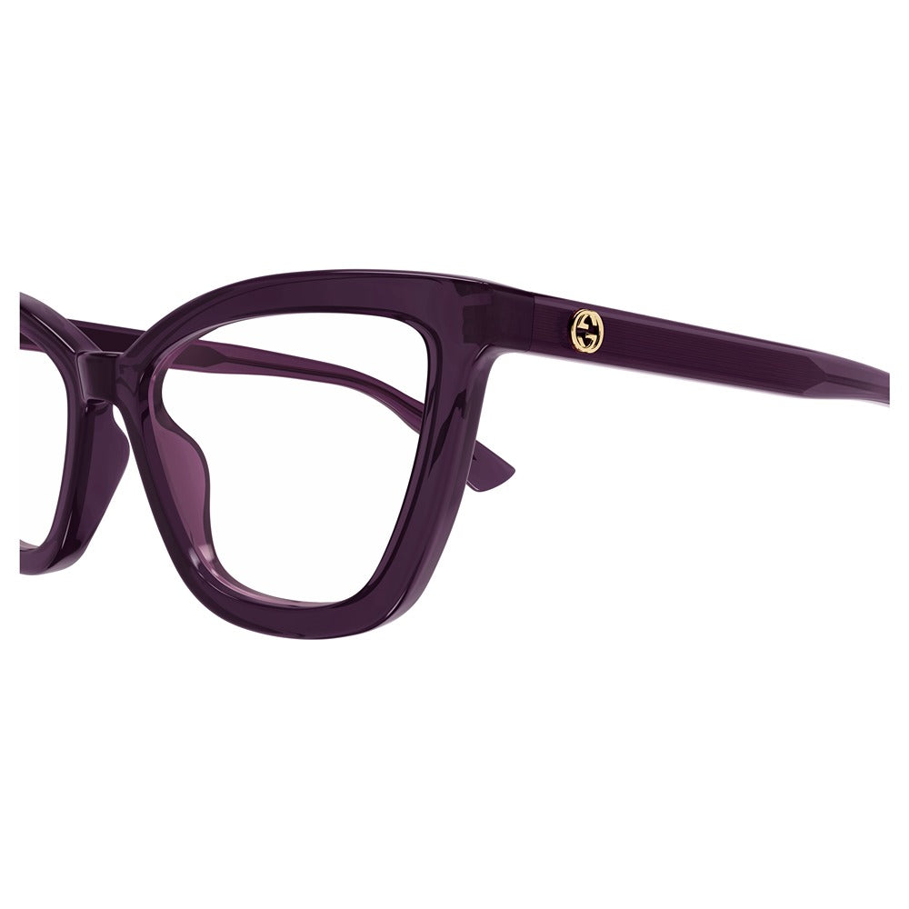 Occhiale da vista Gucci GG1686O col. 011 violet violet transparent