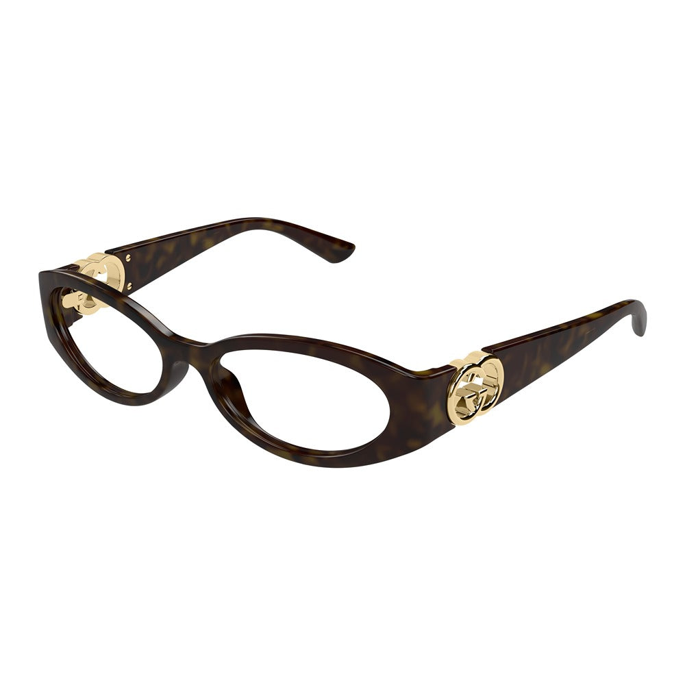 Occhiale da vista Gucci GG1693O col. 002 havana havana transparent
