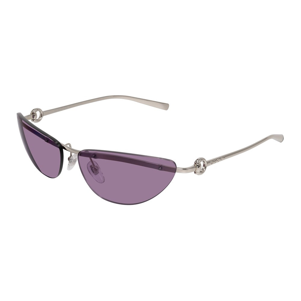 Occhiale da sole Gucci GG1701S col. 003 silver silver violet