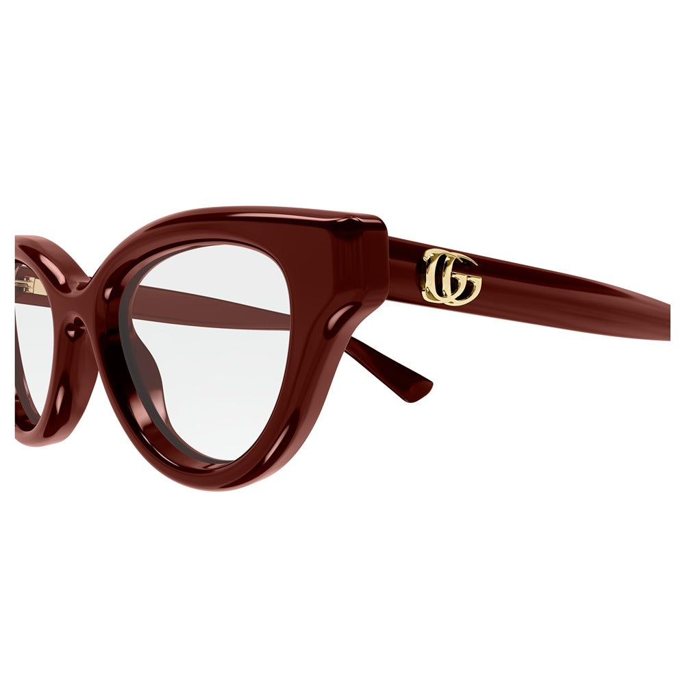 Occhiale da vista Gucci GG1832O col. 003 burgundy burgundy transparent