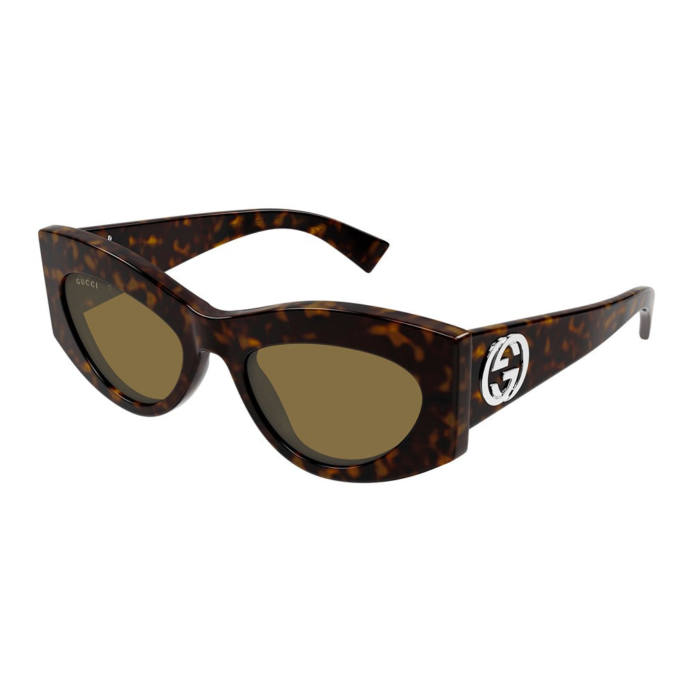 Gucci GG1843S 002 Cat Eye Sunglasses - Havana / Brown Gucci GG1843S 002 Sunglasses - US main image 3