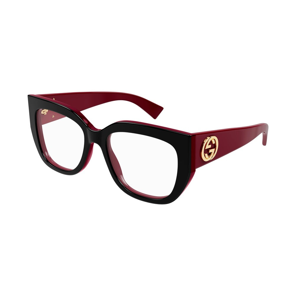 Occhiale da vista Gucci GG1846O col. 003 black red transparent
