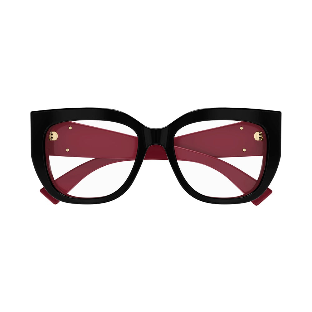 Occhiale da vista Gucci GG1846O col. 003 black red transparent