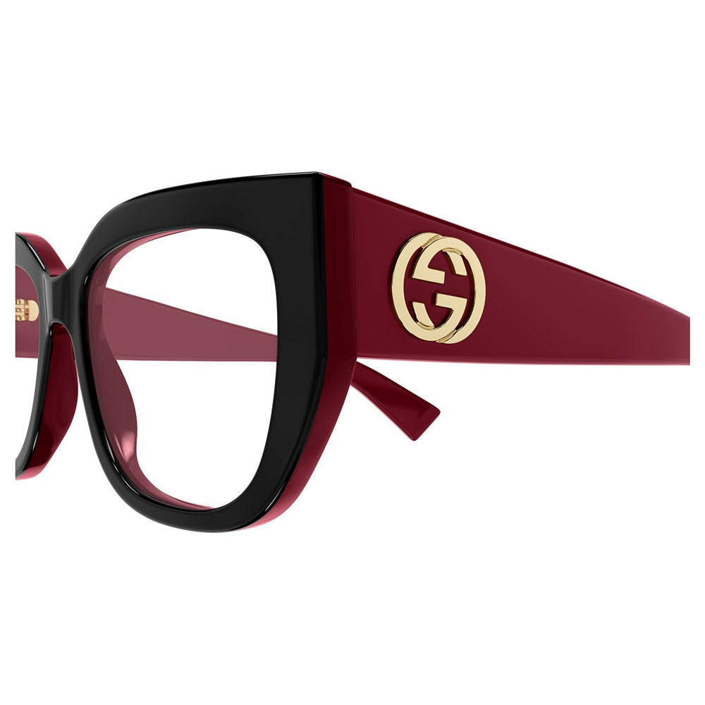 Occhiale da vista Gucci GG1846O col. 003 black red transparent