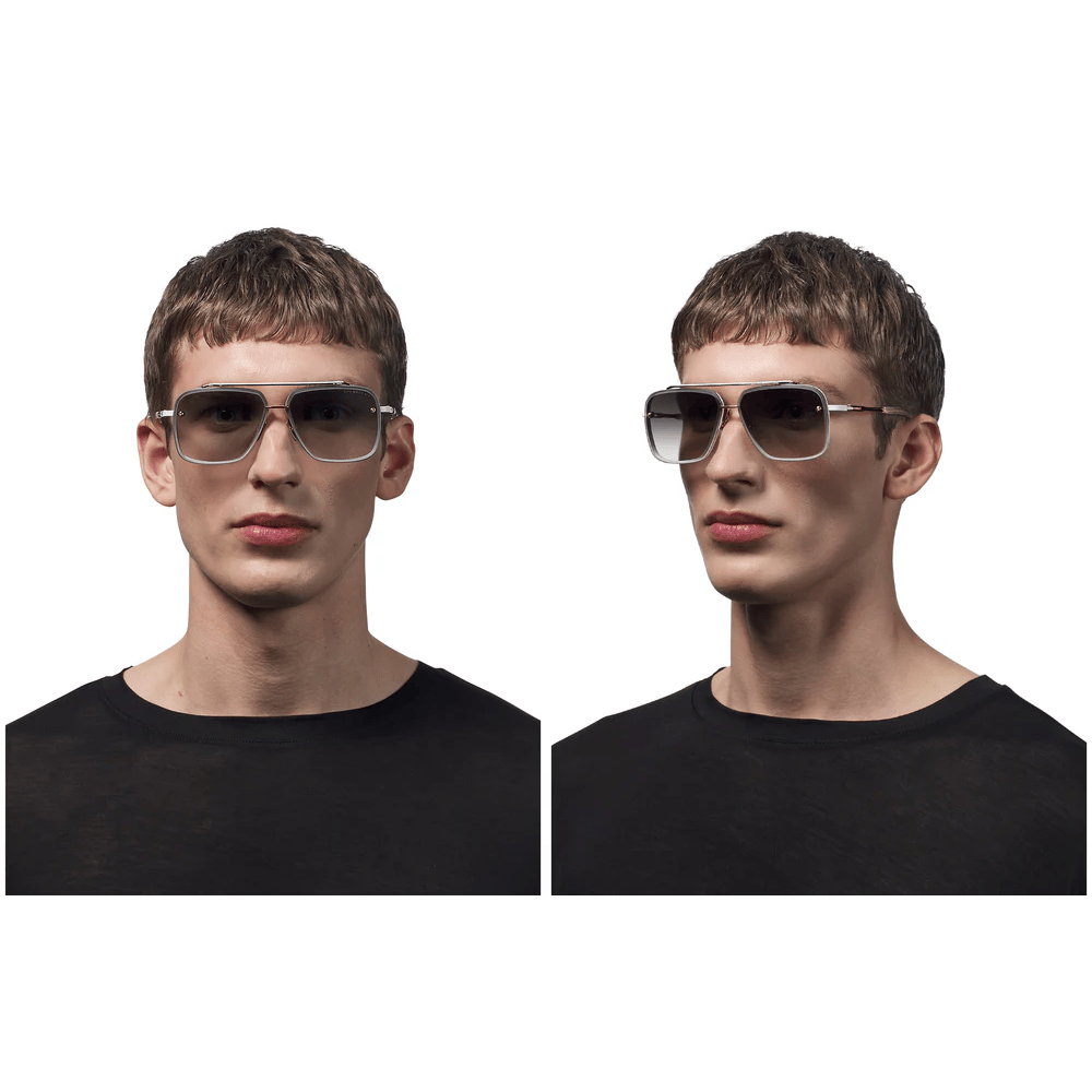 Sunglasses Dita mod. MACH-SIX DTS-121-62-07 col. Matte White - Yellow Gold