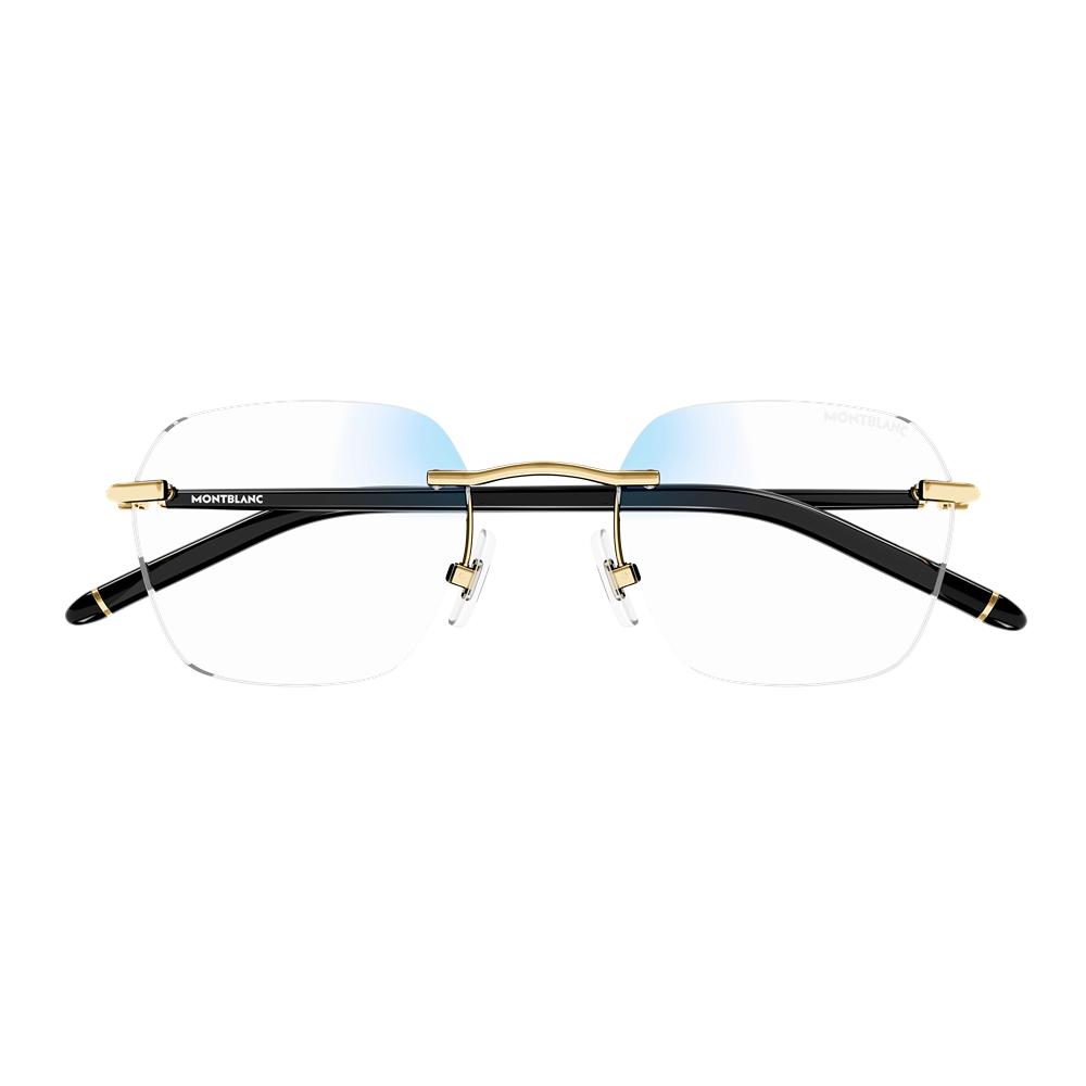 Occhiale da sole Montblanc MB0270S col. 005 gold black transparent