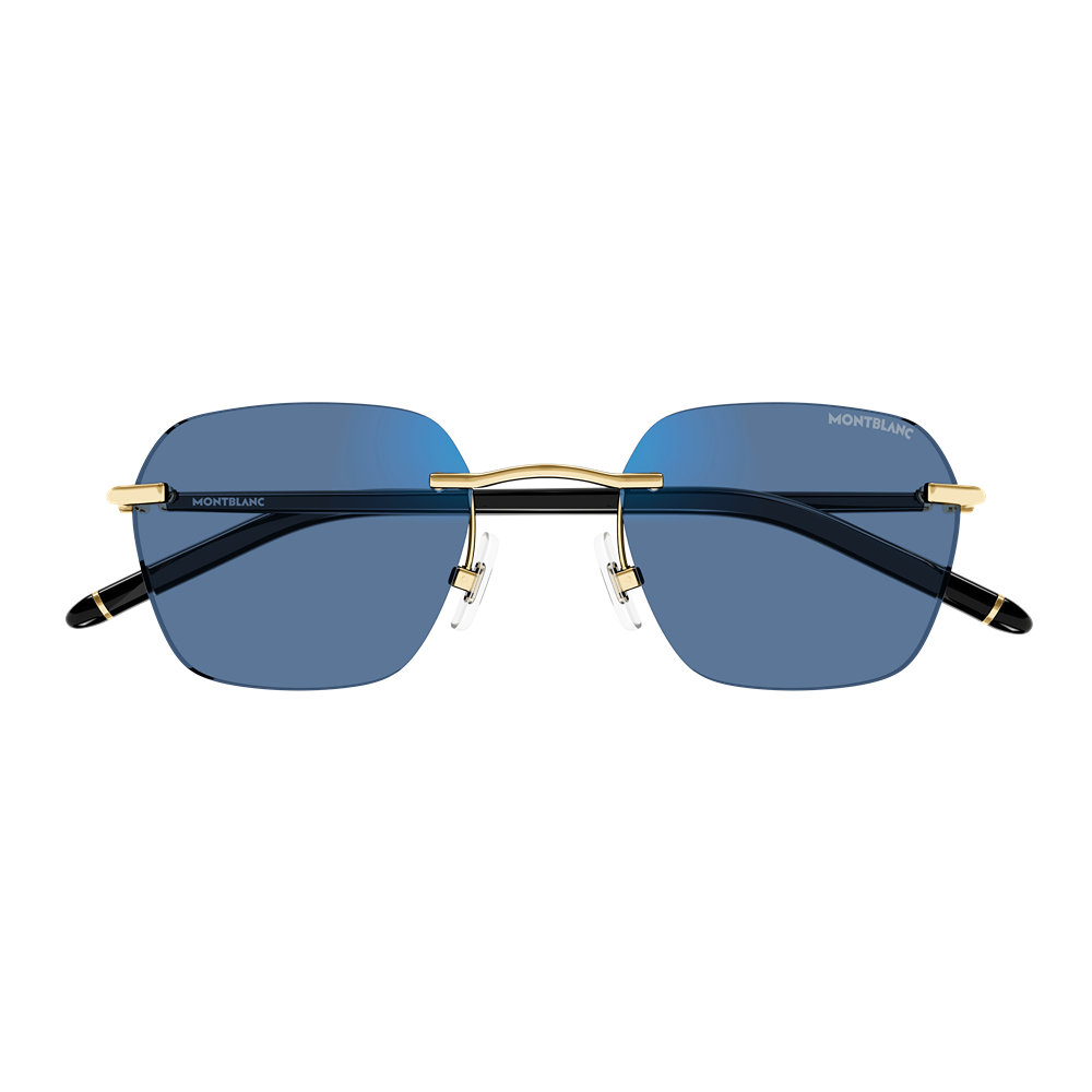 Occhiale da sole Montblanc MB0270S col. 005 gold black transparent