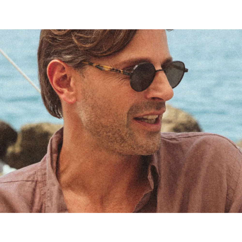 Occhiale da sole L.G.R MEKNES 09 col. Gold Dark Havana