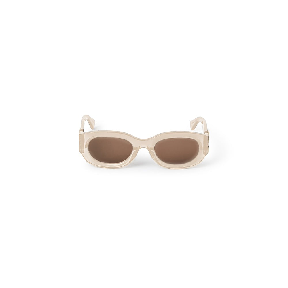 NEW OFF-WHITE SUNGLASSES BEIGE WOMEN EYEWEAR OFF-WHITE OERI14E PALMER 6164 Off-White OERI14E PALMER 6164 Beige/Brown 52-23-145  main image 2