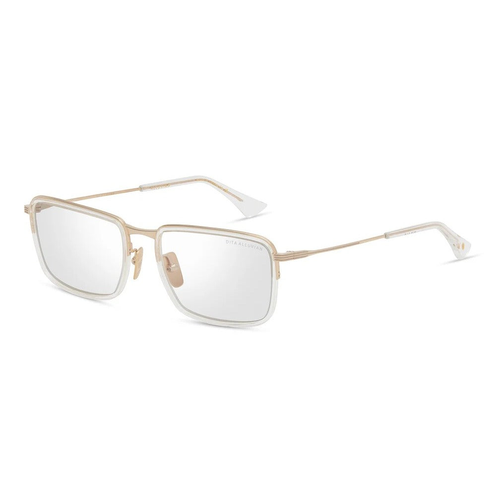 Occhiale da vista Dita mod. ALLUVIAN col. Crystal Clear- White Gold