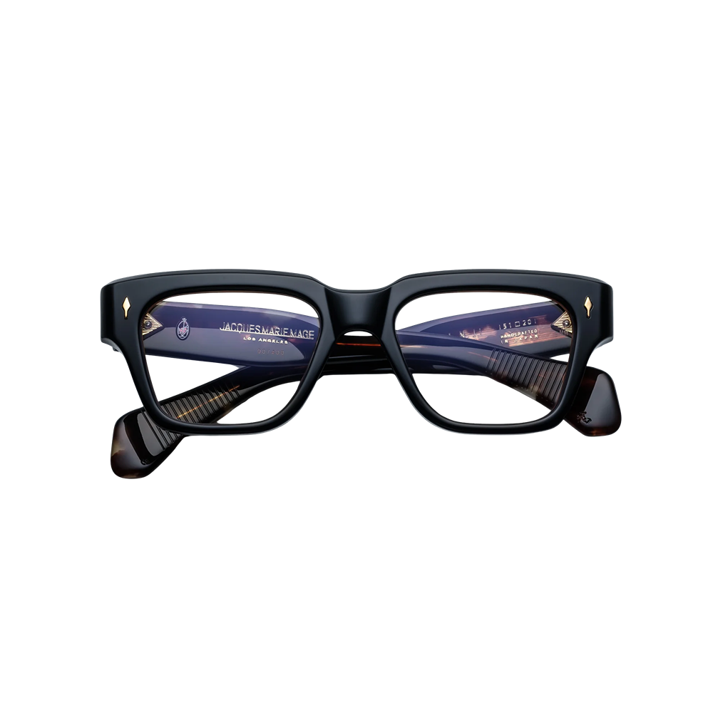 Occhiale da vista Jacques Marie Mage mod. J-ERX-FE-S6015A-OS FELLINI col. NOIR 15