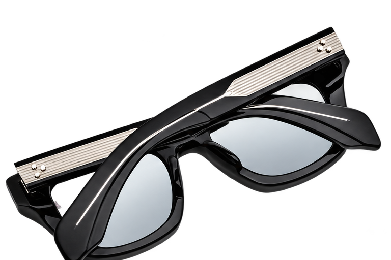 Occhiale da sole Jacques Marie Mage mod. J-ESN-DE-SK3-WF DEALAN Col. K3 BLACK MIRROR