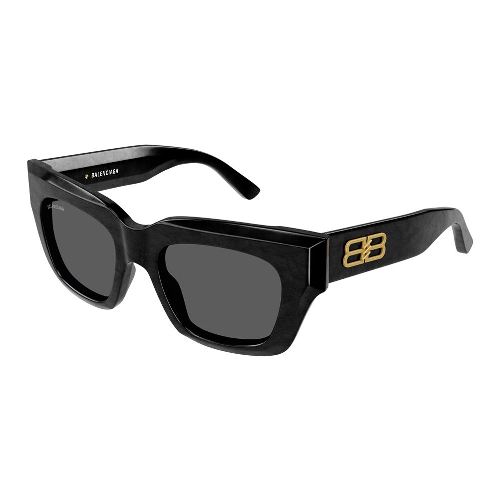 BALENCIAGA BB0234S 001 Cat Eye Women’s Sunglasses Black Grey Balenciaga Women main image 3