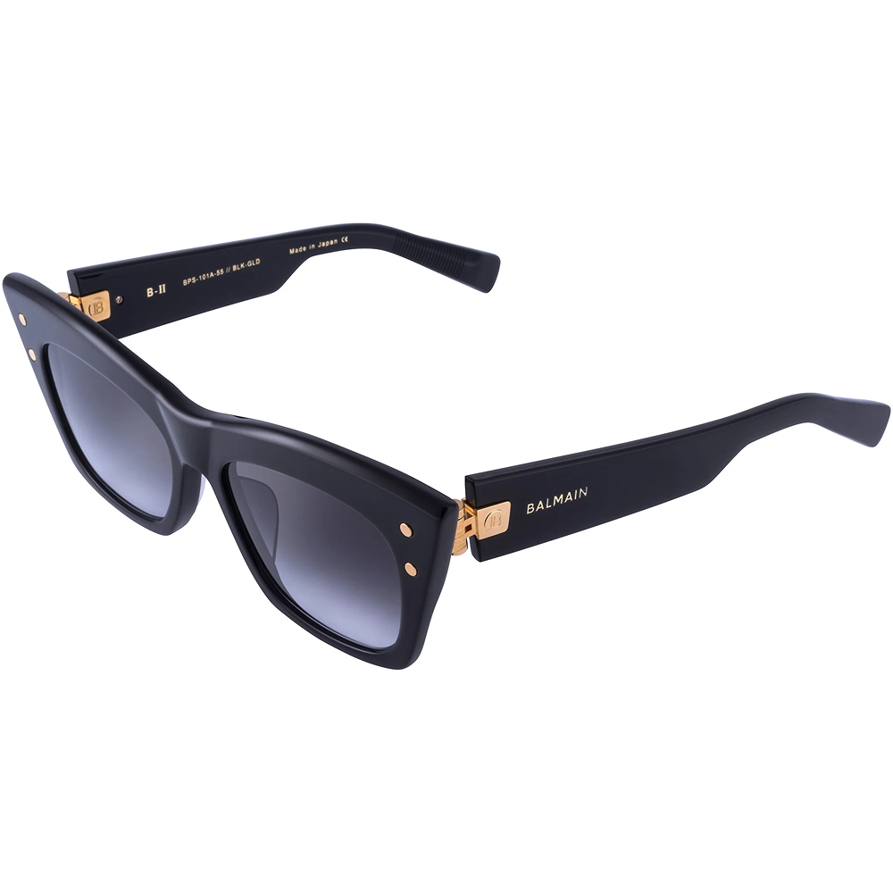 Occhiale da sole Balmain Model B - II - BPS-101A-55 col. BLK-GLD