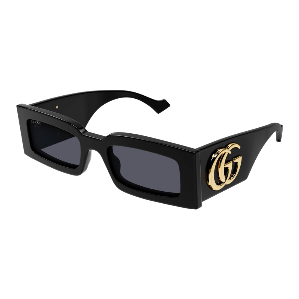 Occhiale da sole Gucci GG1425S 001 black black grey Ottica