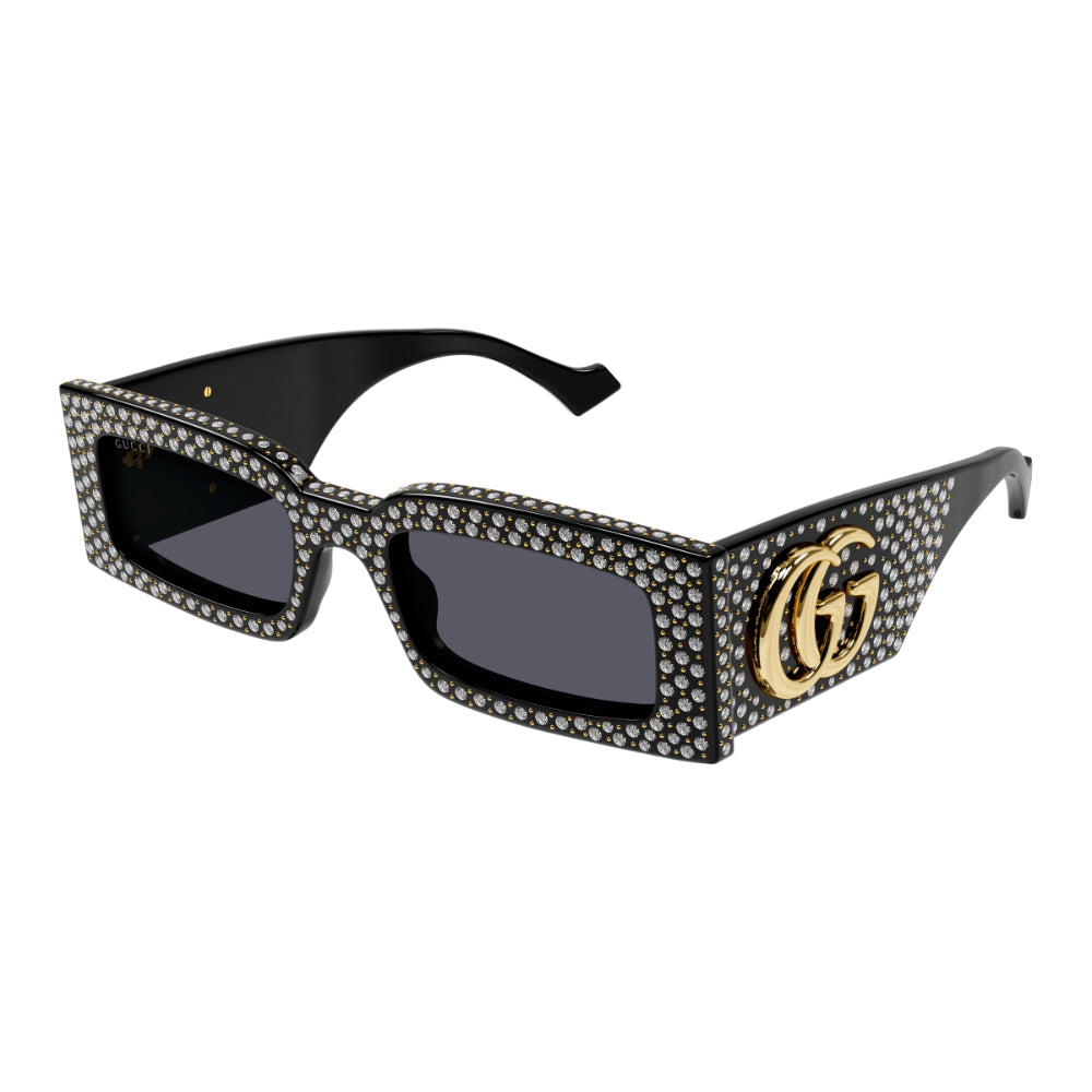 Occhiale da sole Gucci GG1425S 005 black black grey Ottica