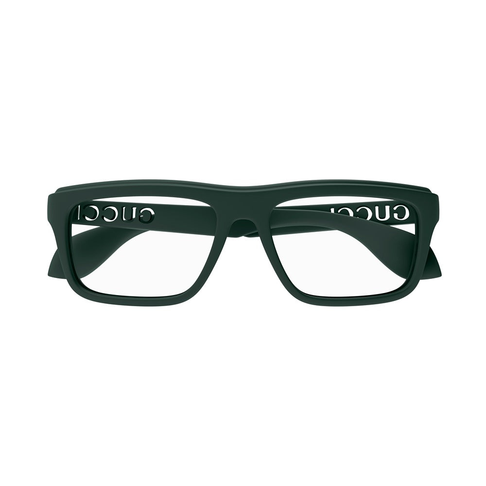 Occhiale da vista Gucci GG1572O col. 005 green green transparent