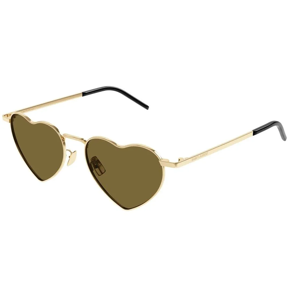 Occhiale da sole Saint Laurent SL 301 LOULOU col. 015 gold gold brown