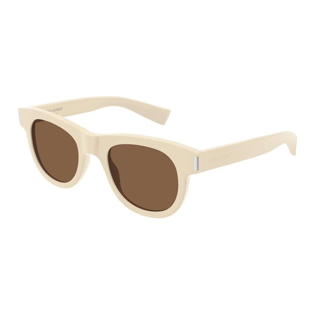 Occhiale da sole Saint Laurent SL 571 col. 005 ivory ivory brown