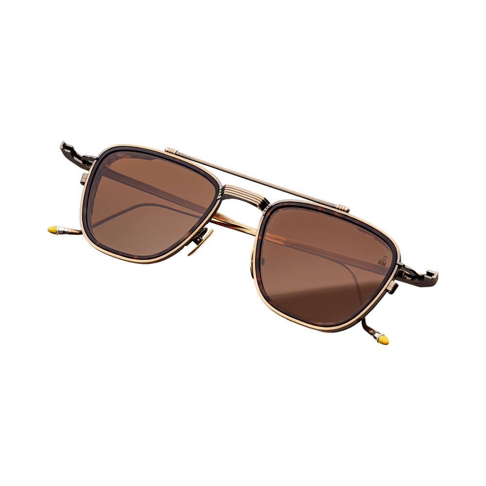 Jacques Marie Mage sunglasses mod. J-ESN-AZ-S403U-OS 1992 col. ANTIQUE GOLD