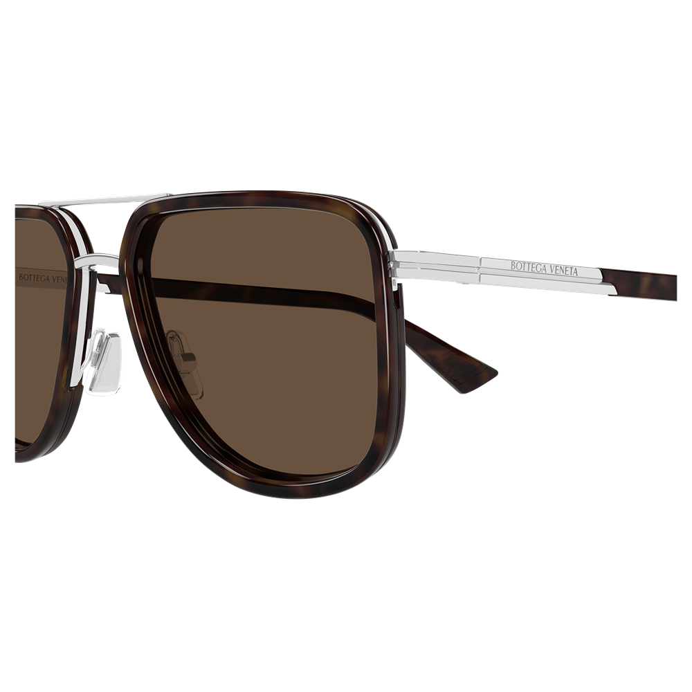 Occhiale da sole Bottega Veneta BV1463S col. 002 silver