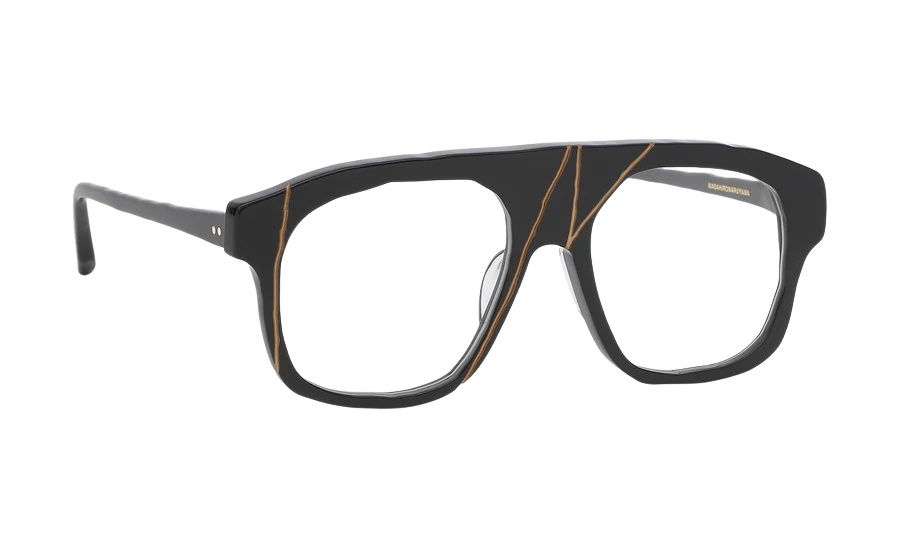Occhiale da vista Masahiro Maruyama mod. 0101 col. 1 black gold