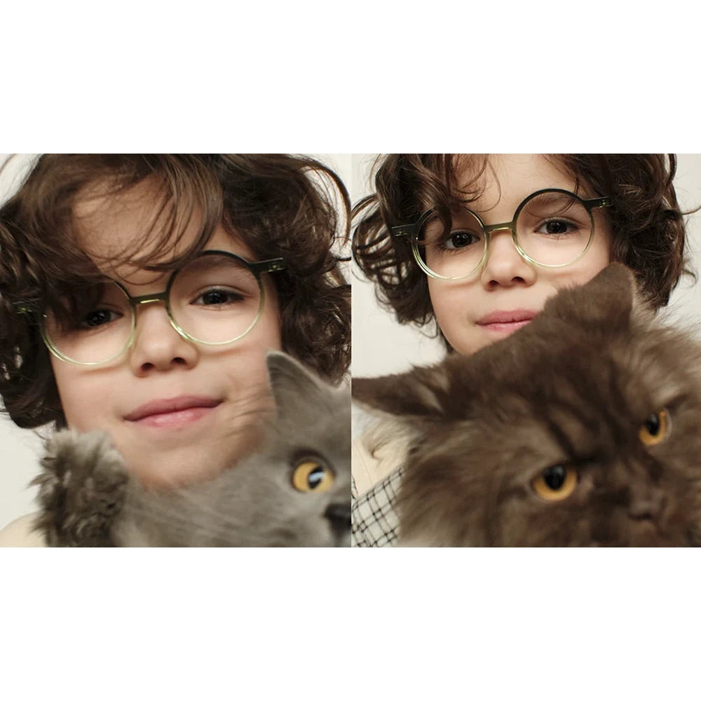 Gamine (Kids) eyeglasses mod. KIDS SODERMALM col. Crystal blue gradient