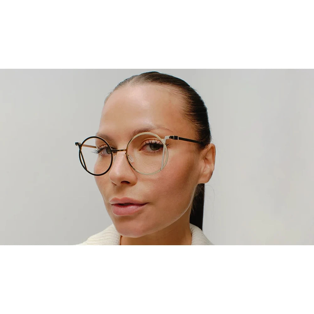 Gamine eyeglasses mod. LA ROMA col. Black/Havana