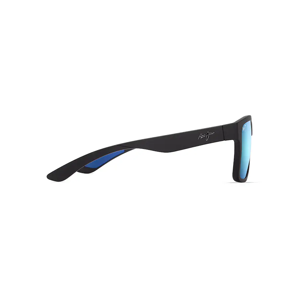 Occhiale da sole Maui Jim THE FLATS col. Matte Black/Blue