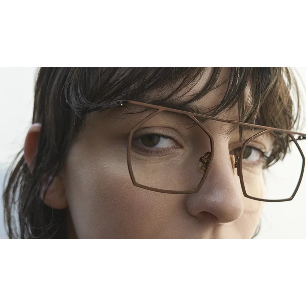 Gamine eyeglasses mod. PINHEIROS col. Copper brushed