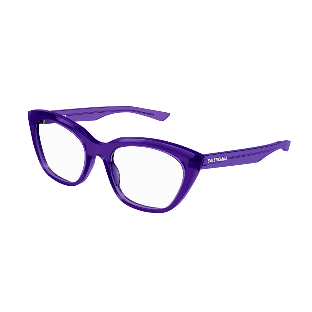 Balenciaga eyewear BB0219O col. 004 violet violet transparent