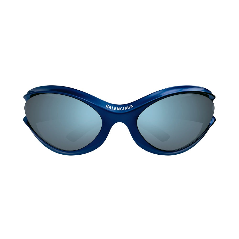 Occhiale da sole Balenciaga BB0317S col. 004 blue blue blue