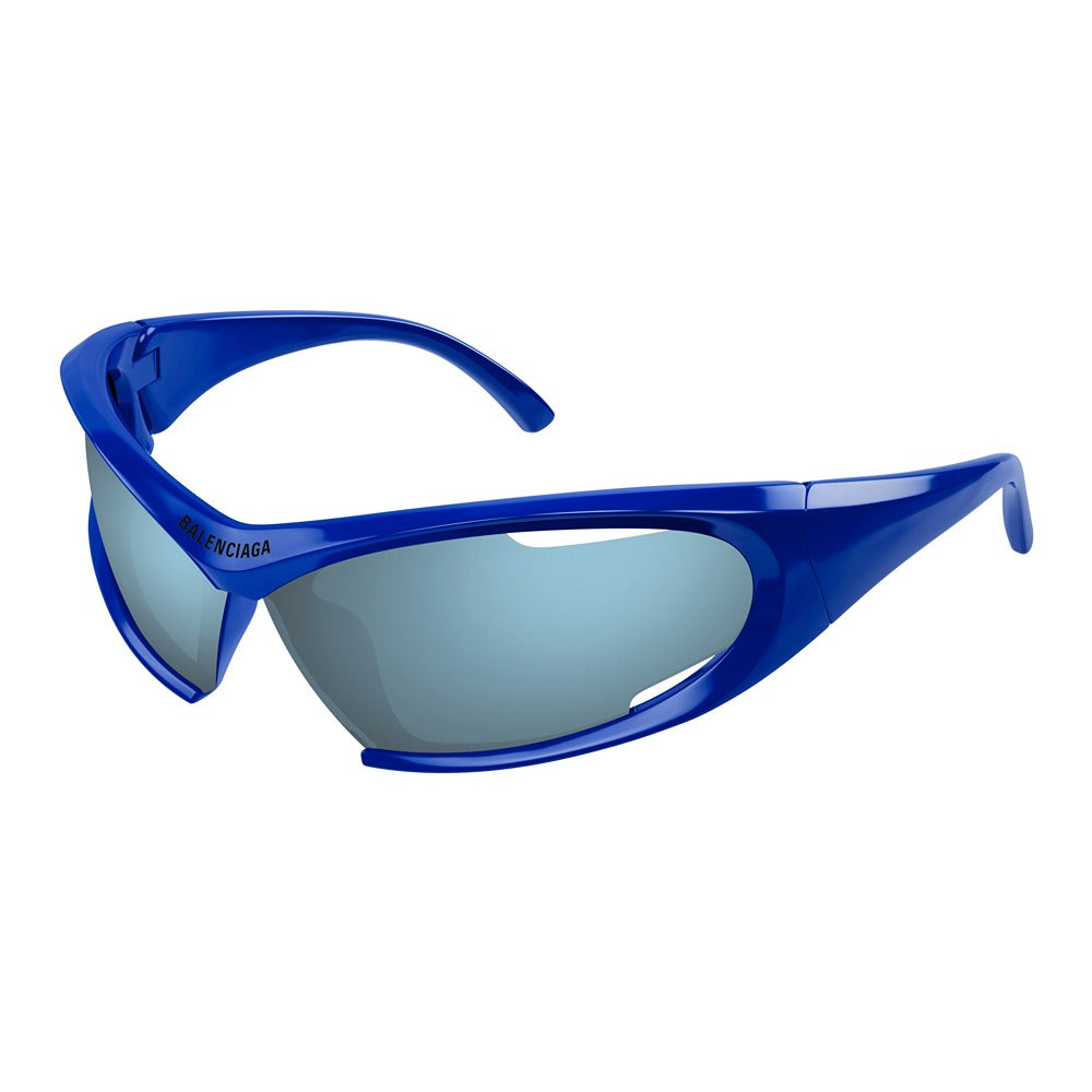 Occhiale da sole Balenciaga BB0318S col. 002 blue blue blue