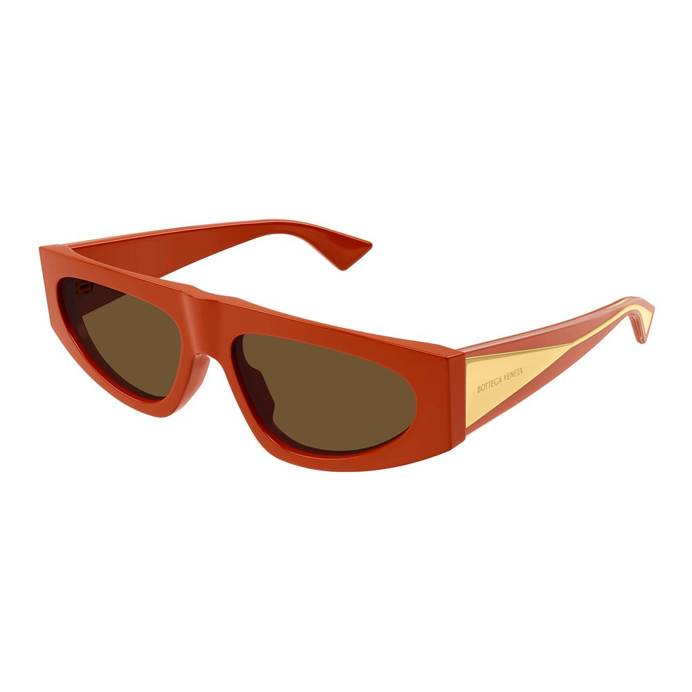 Occhiale da sole Bottega Veneta BV1277S col. 004 orange crystal brown