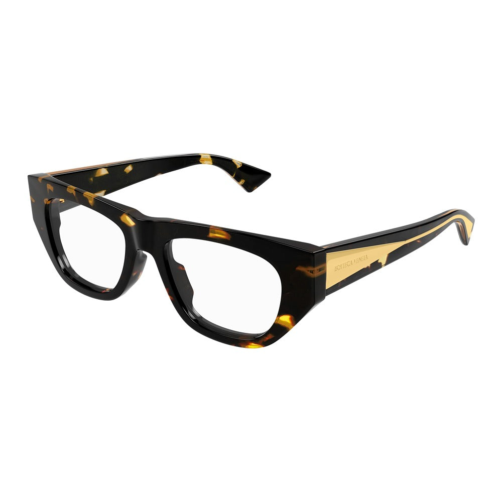 Occhiale da vista Bottega Veneta BV1279O col. 002 havana crystal transparent
