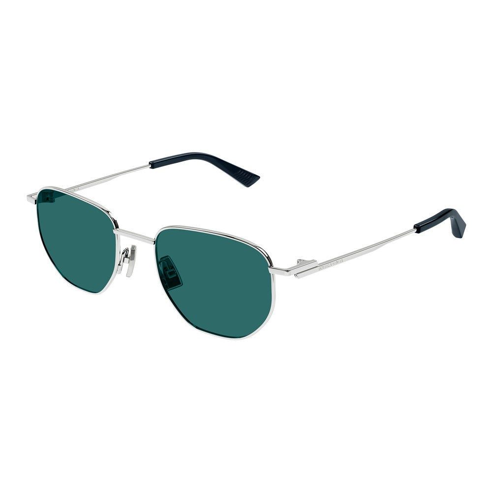 Occhiale da sole Bottega Veneta BV1301S col. 004 silver silver green